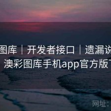 澳彩图库｜开发者接口｜遗漏说明指南，澳彩图库手机app官方版下载