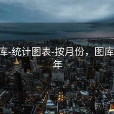 17图库-统计图表-按月份，图库 2019年