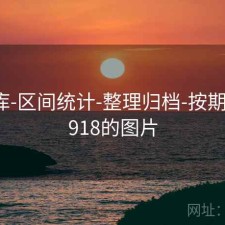99图库-区间统计-整理归档-按期号，9918的图片